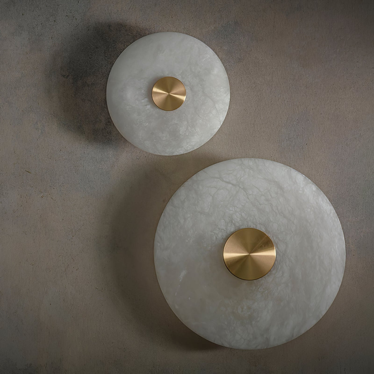 Selina Minimalistische plafondlamp van albast