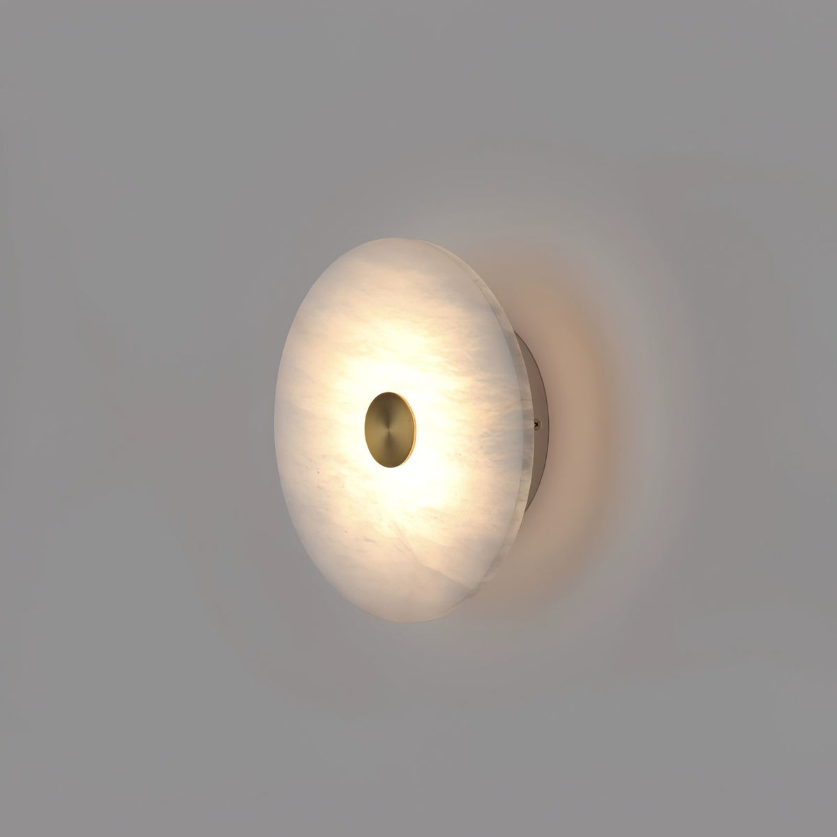 Selina Minimalistische plafondlamp van albast
