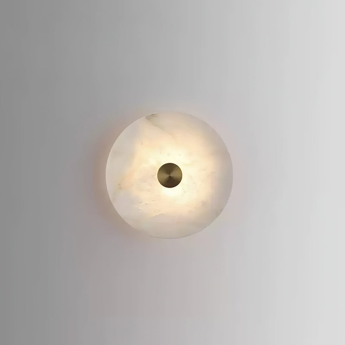 Selina Minimalistische plafondlamp van albast
