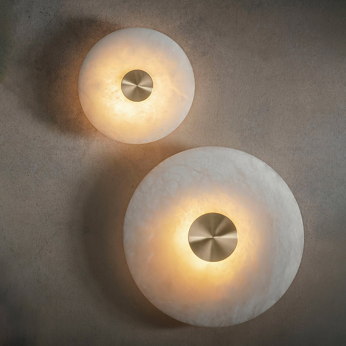 Selina Minimalistische plafondlamp van albast