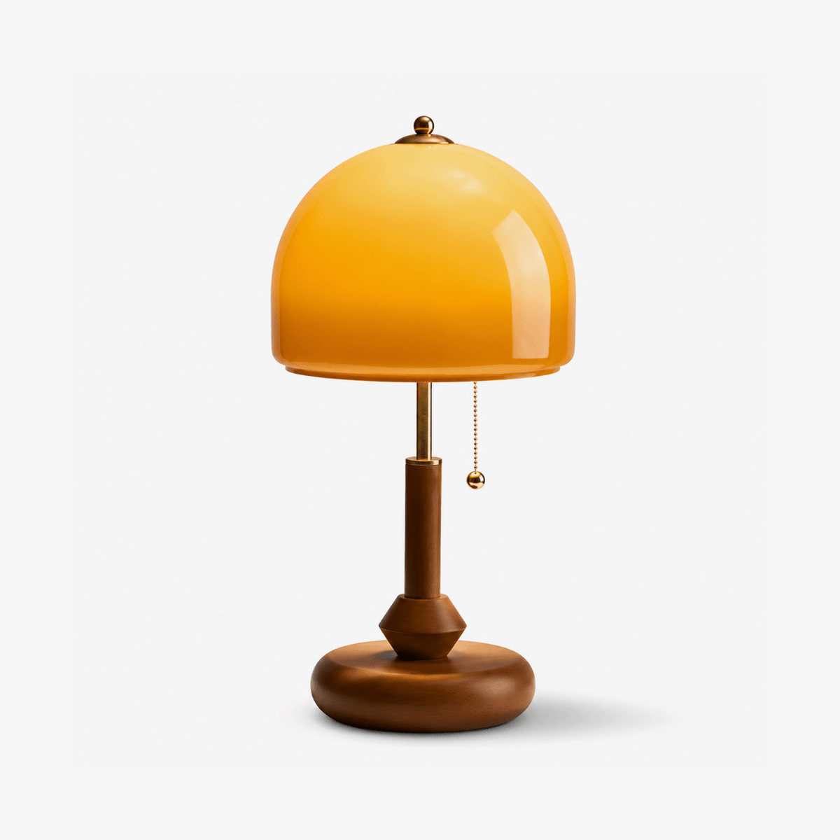 Marigold tafellamp van walnoot