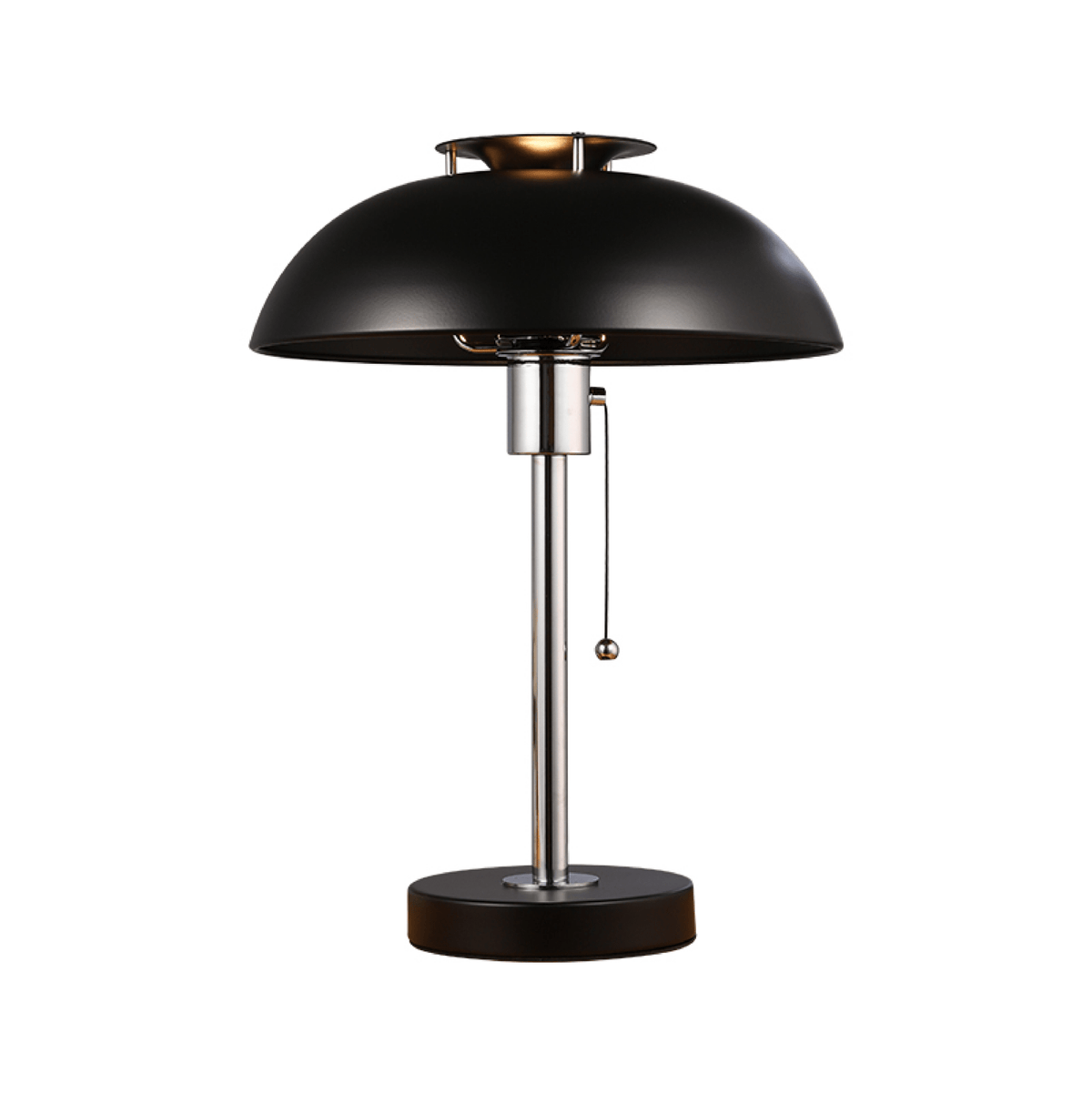 Rouven chroom Mushroom tafellamp