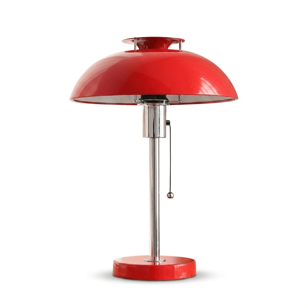 Rouven chroom Mushroom tafellamp