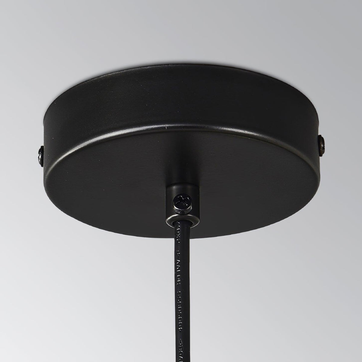 Kominex hanglamp met zwart glasframe
