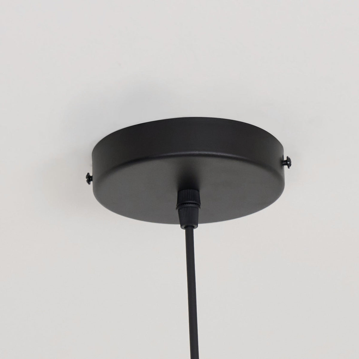 Kominex hanglamp met zwart glasframe
