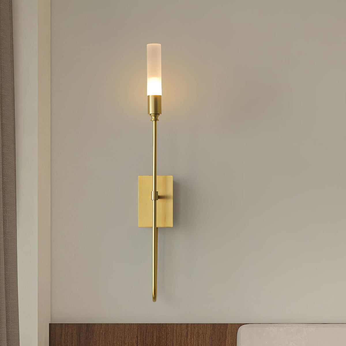 Yvori wandlamp met dubbele staaf minimalistisch
