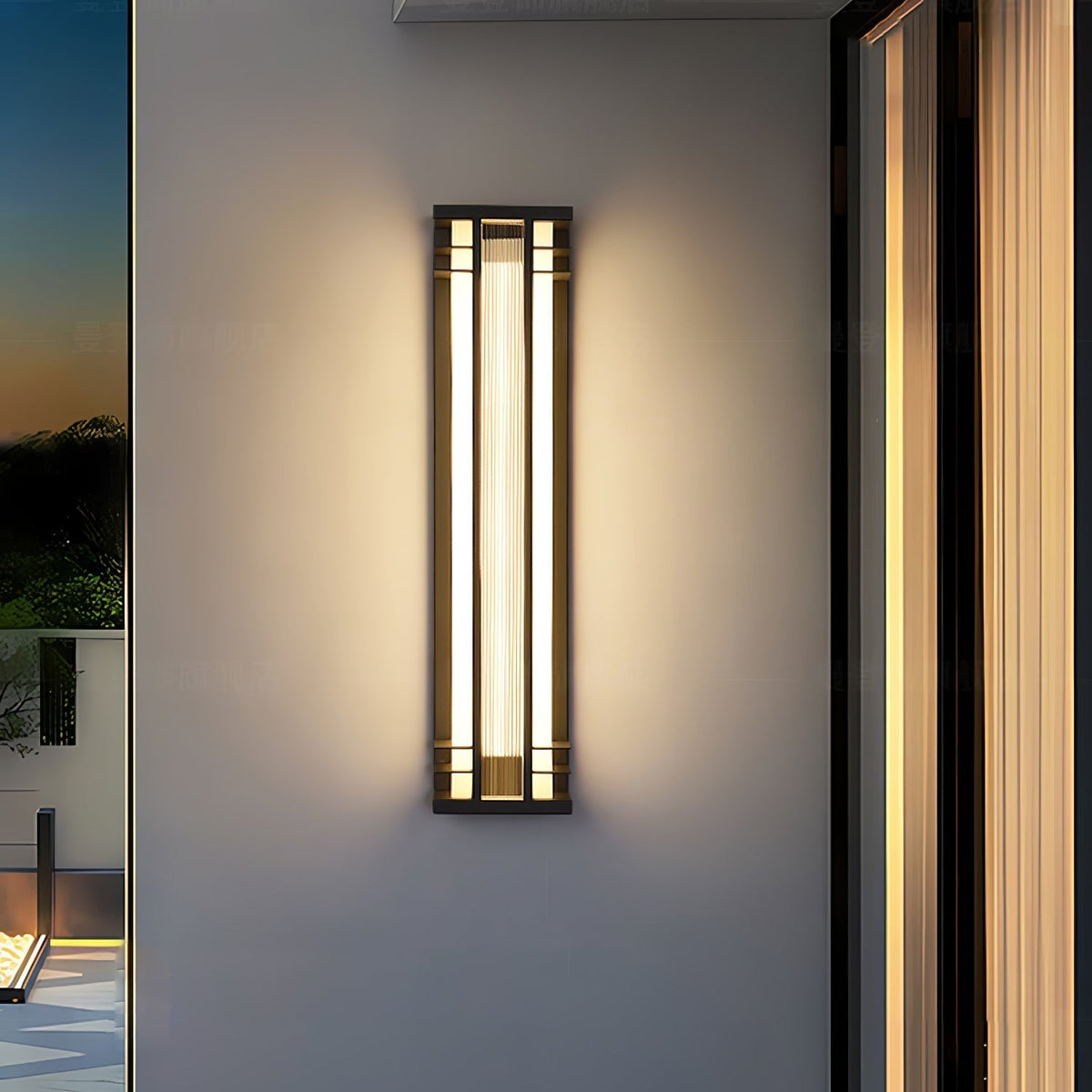 Nevenor unieke dubbele as buitenwandlamp