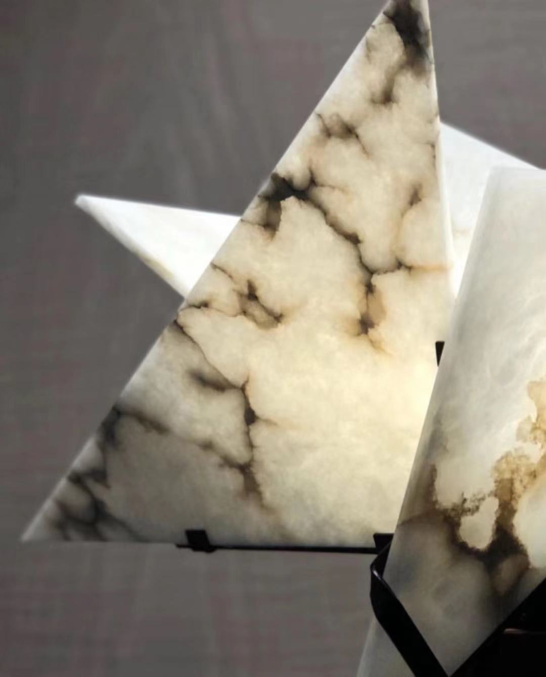 Spire vloerlamp met albasten kap