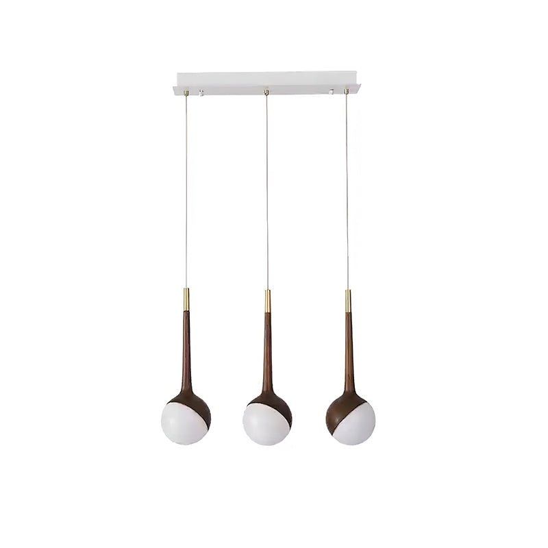 Rivenian kroonluchter met acryldruppels en LED