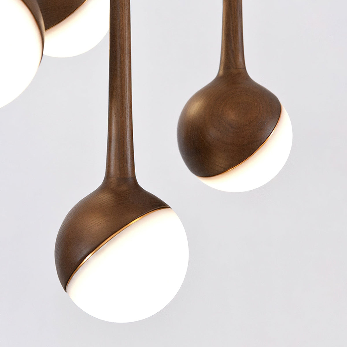Rivenian kroonluchter met acryldruppels en LED