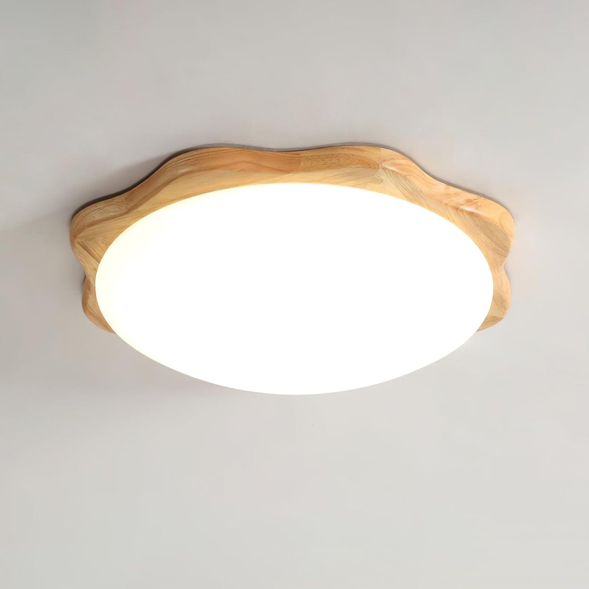 Myshae Moderne minimalistische plafondlamp van rubberhout