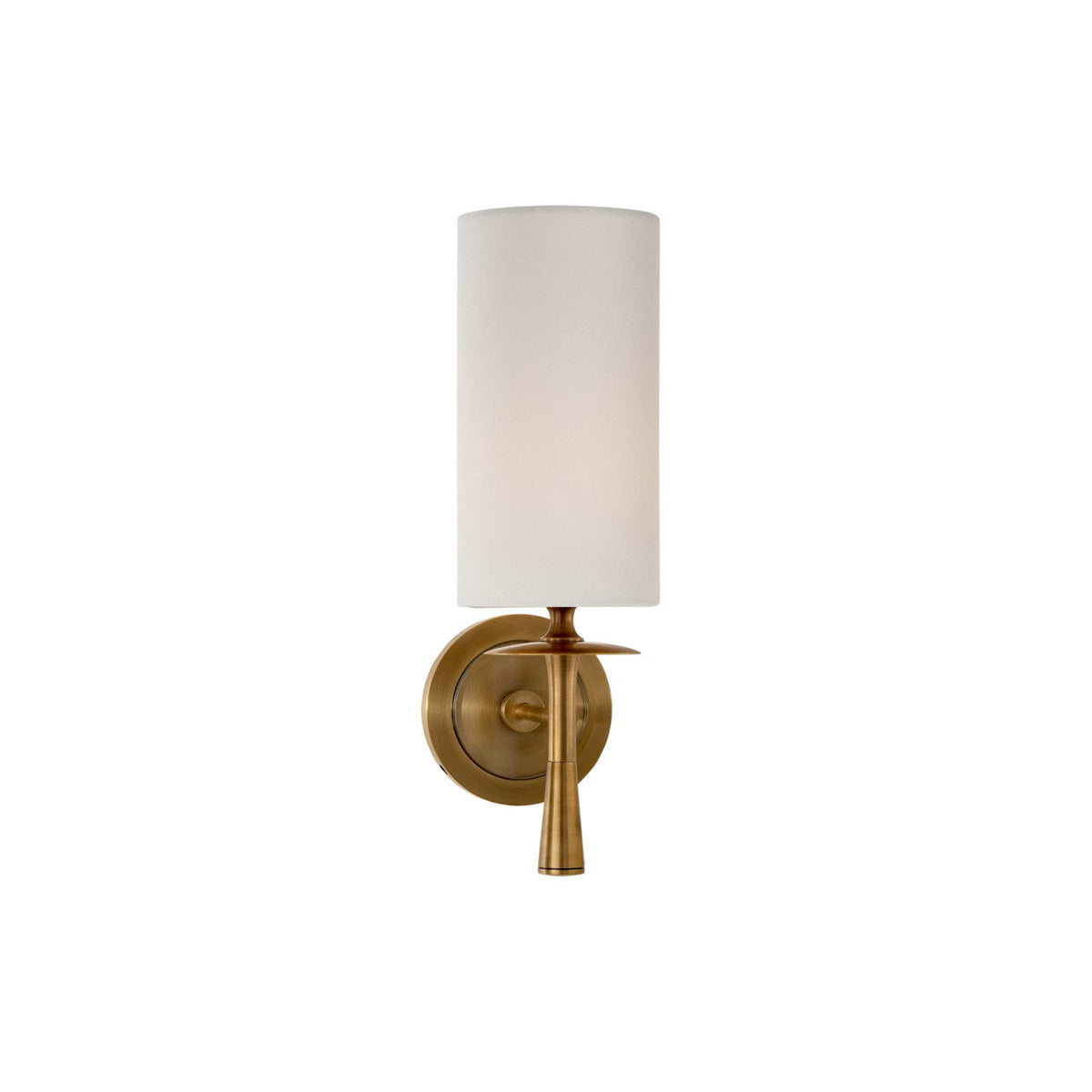Knight wandlamp met stoffen of glas lampenkap