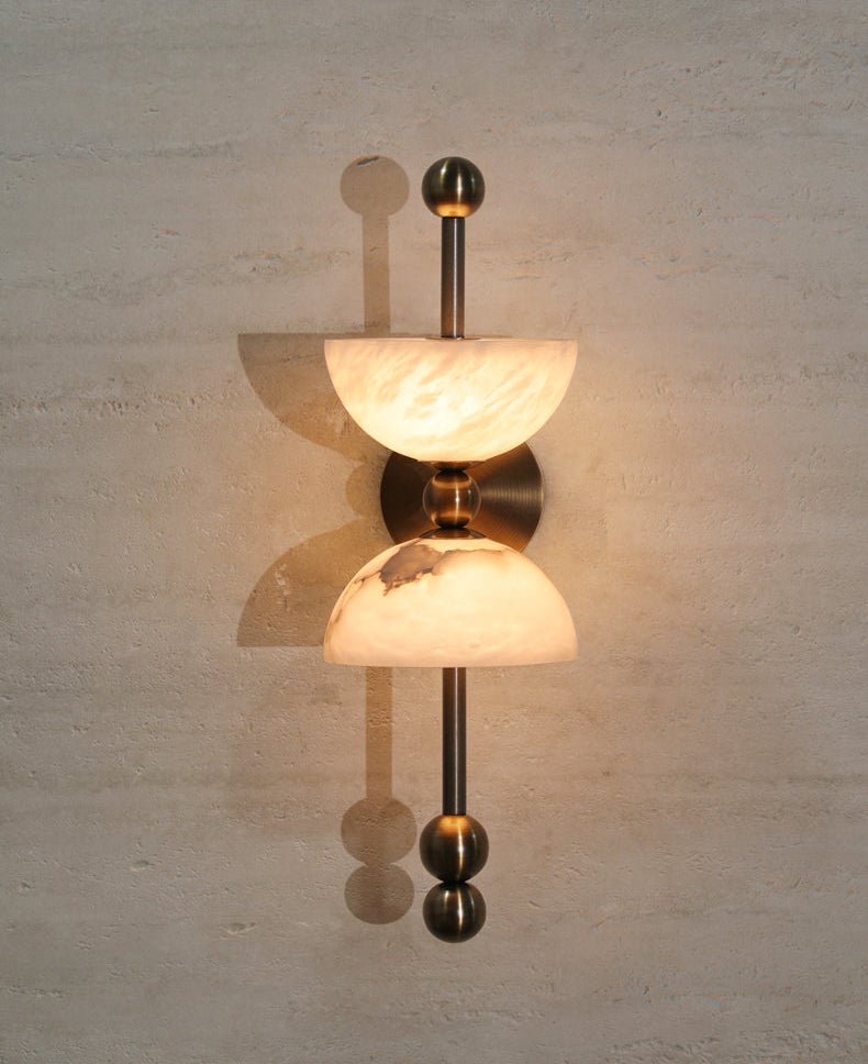 Seraphin albasten wandlamp