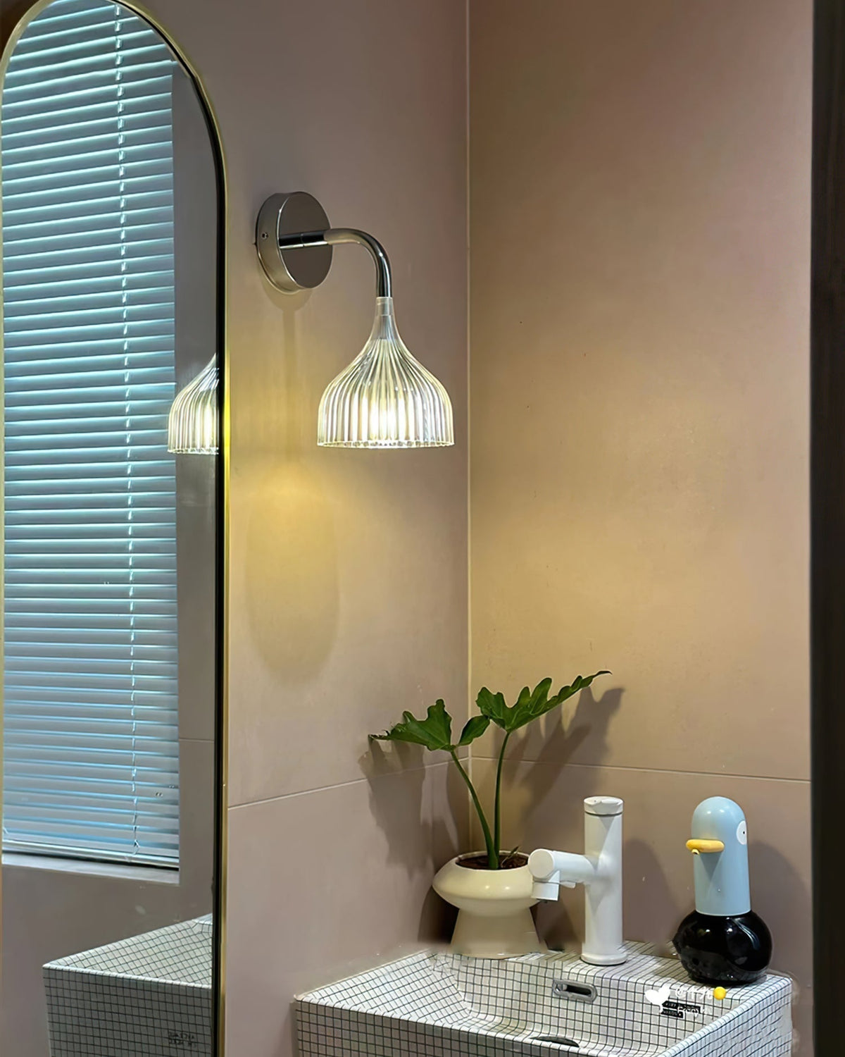 Aurzorus Moderne minimalistische wandlamp van kunststof
