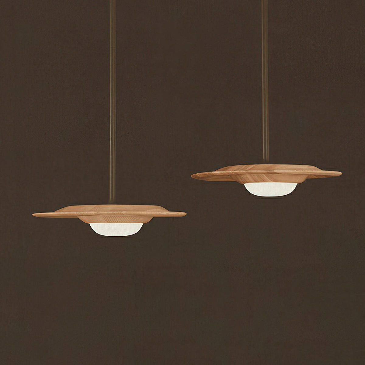 Cesilis houten hanglamp