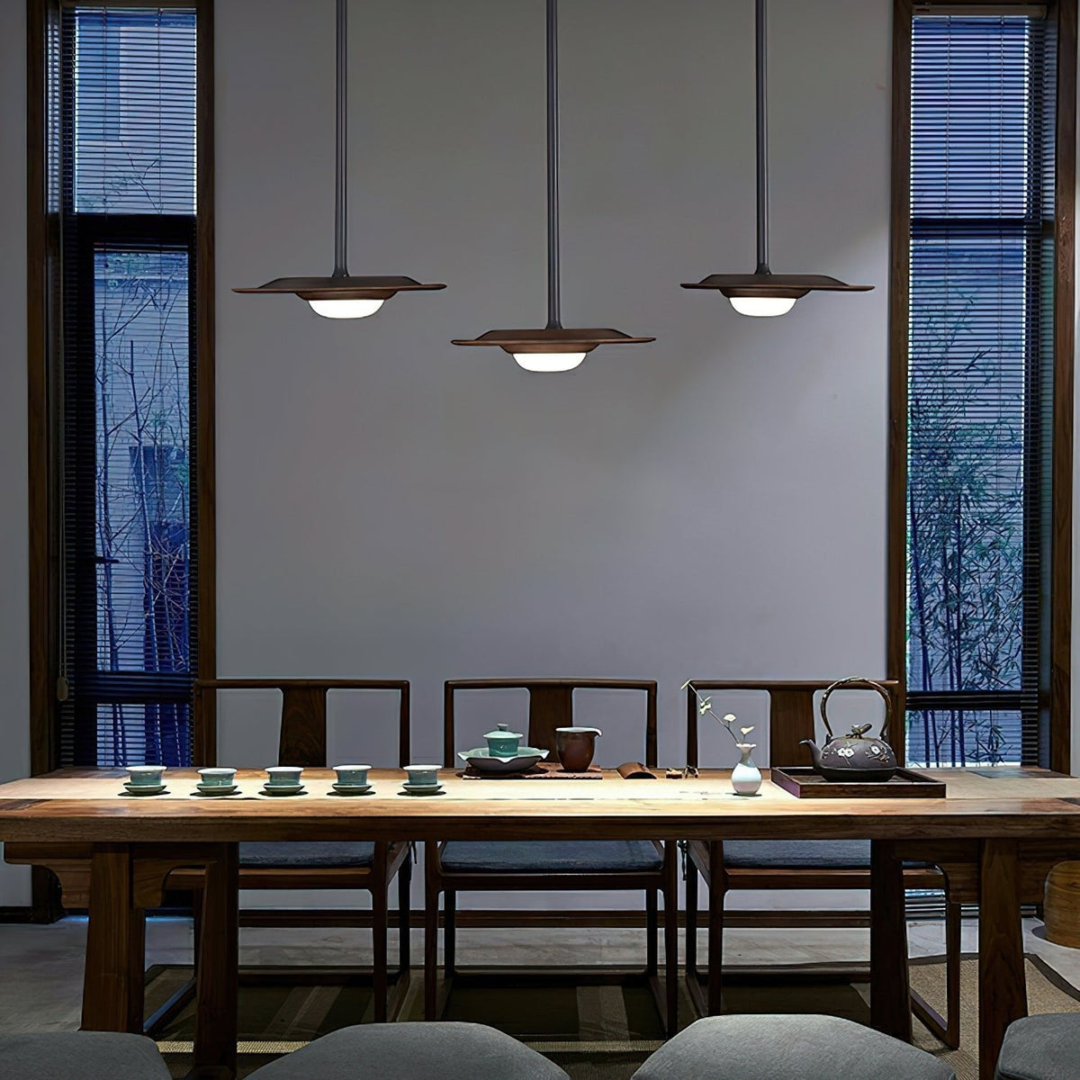 Cesilis houten hanglamp