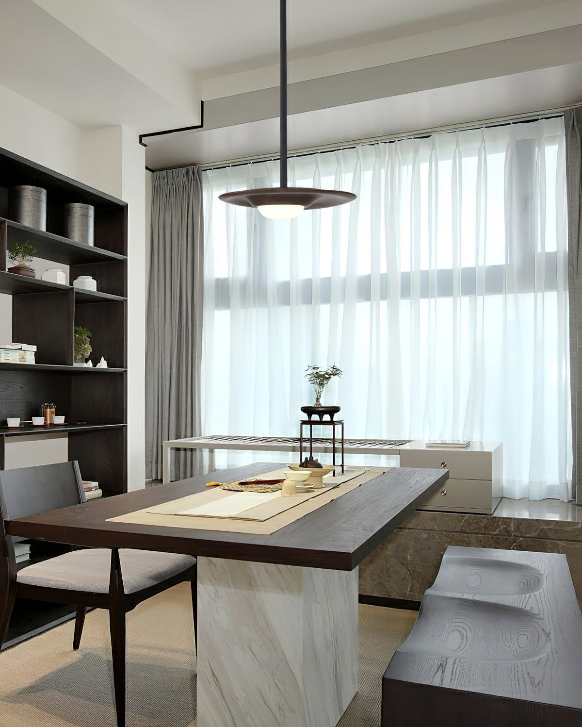 Cesilis houten hanglamp
