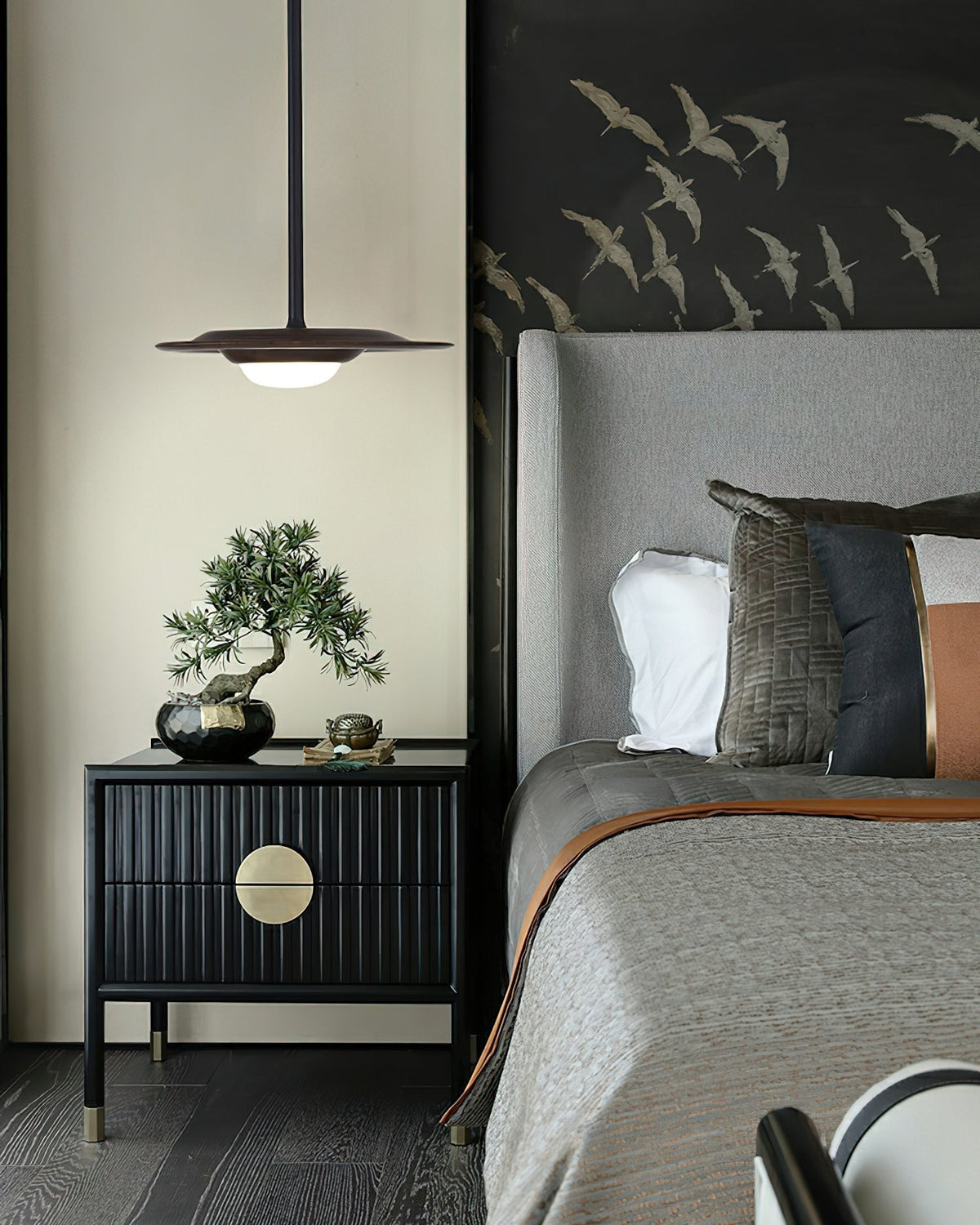 Cesilis houten hanglamp