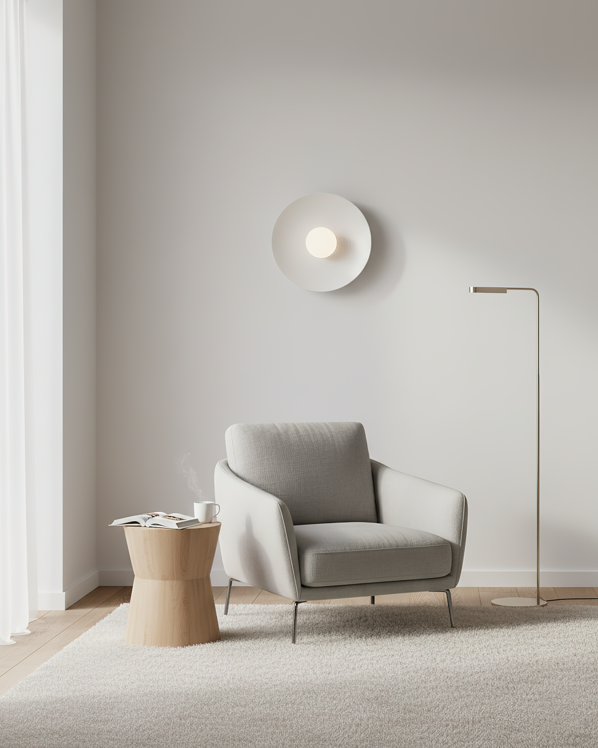 Cirisise Coil wandlamp