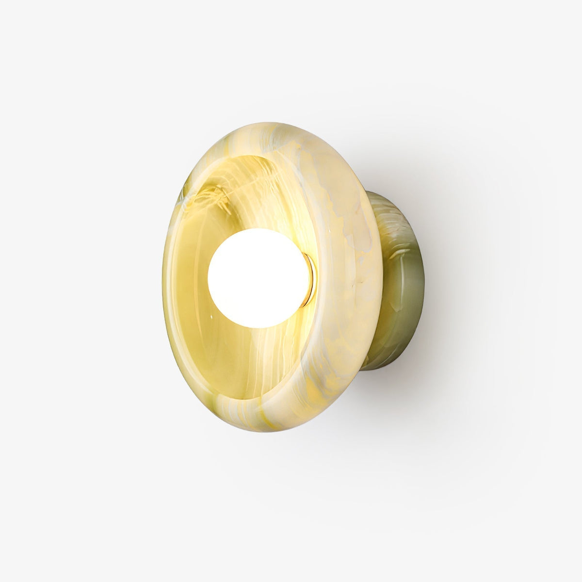 Molt Noordse kunst Jade marmer wandlamp