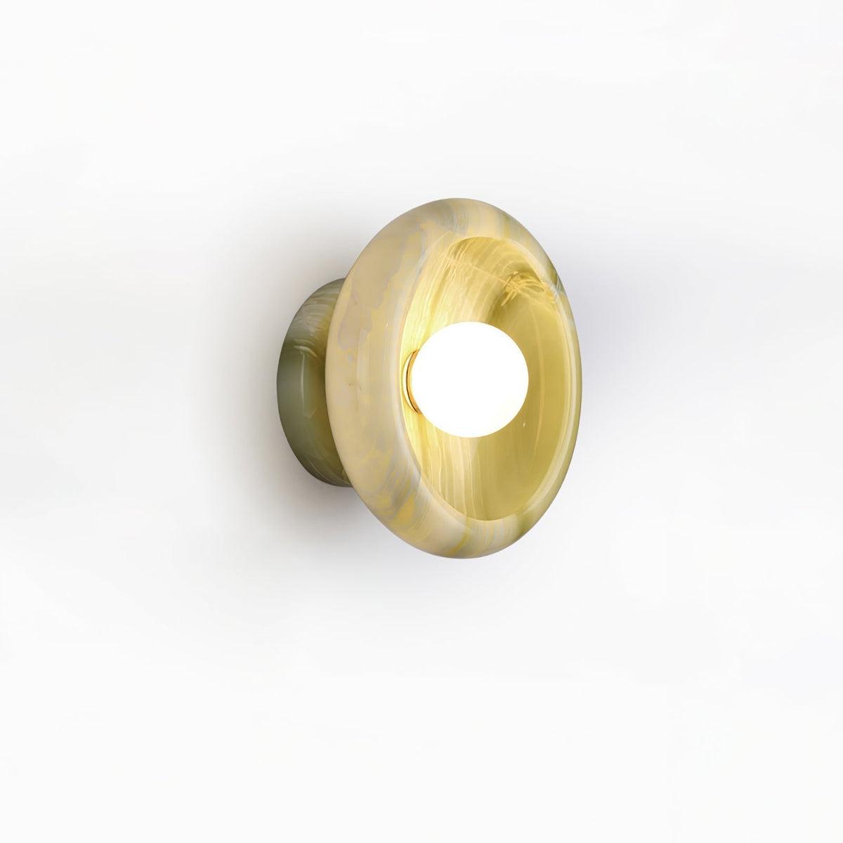 Molt Noordse kunst Jade marmer wandlamp