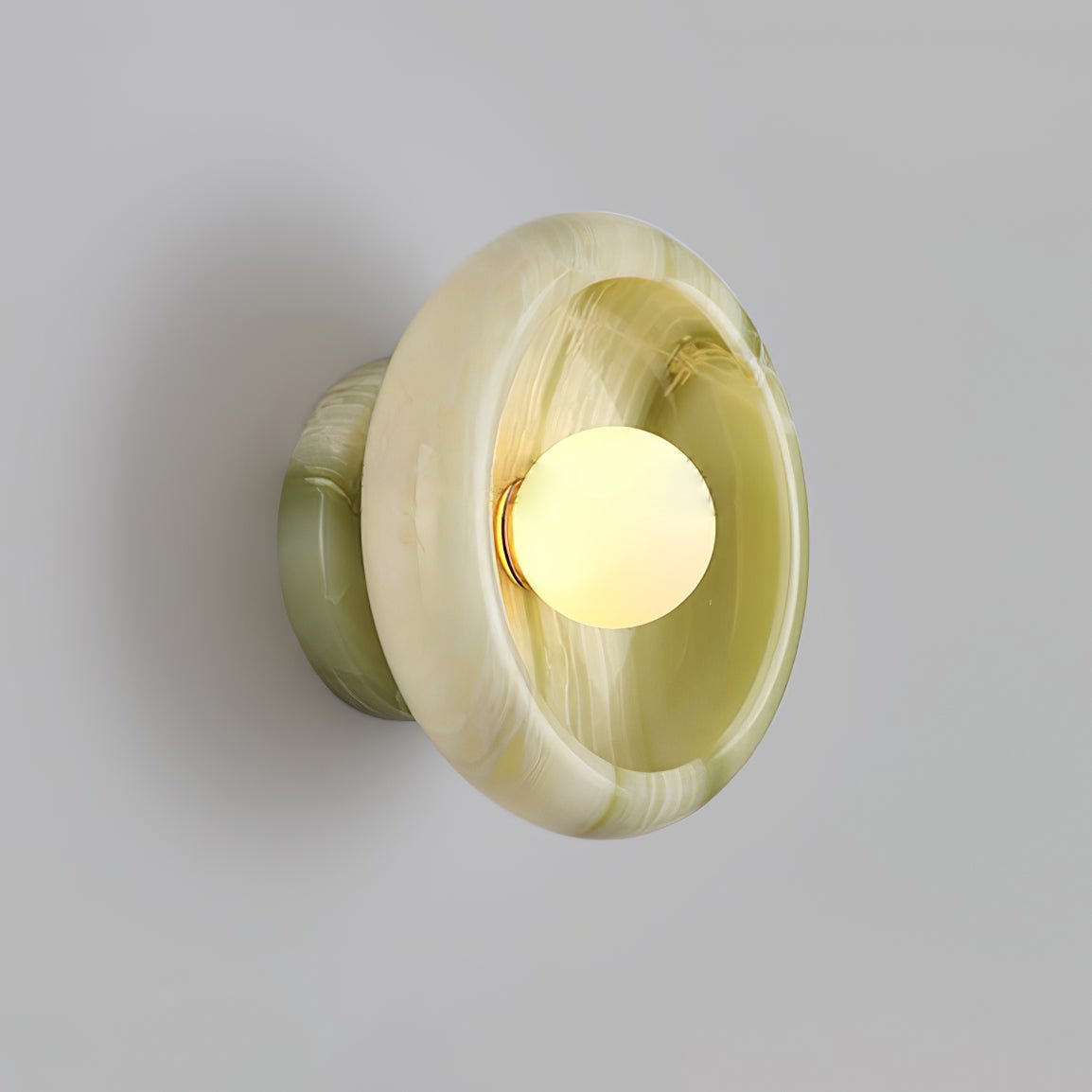 Molt Noordse kunst Jade marmer wandlamp