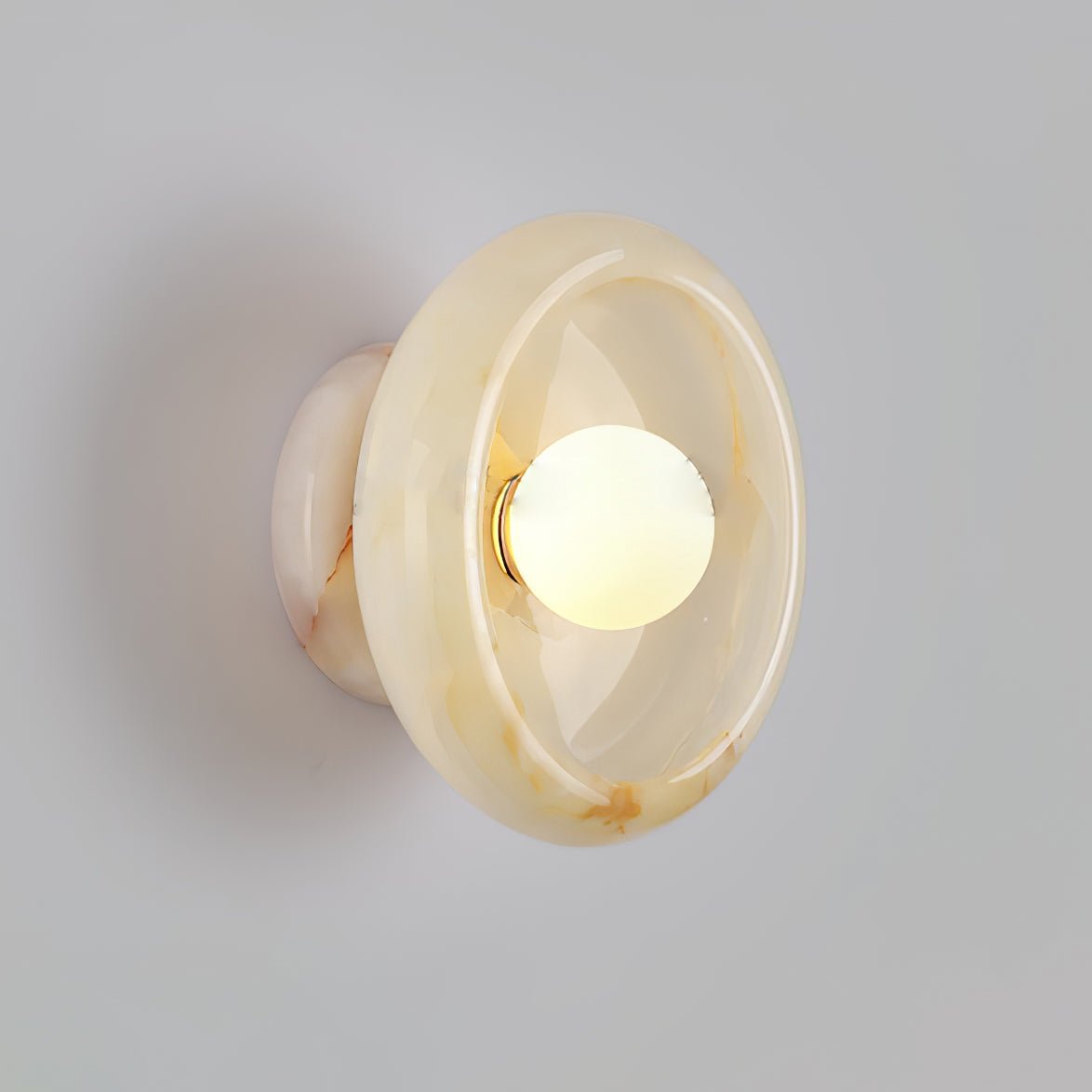 Molt Noordse kunst Jade marmer wandlamp