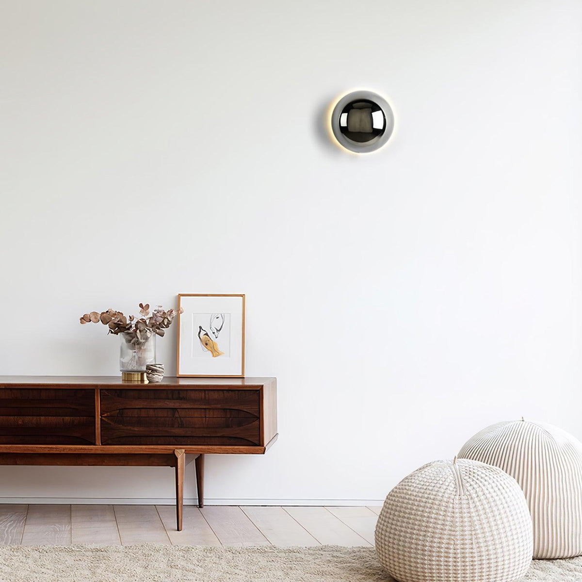 Virixy Moderne minimalistische wandlamp met bolvormige kap