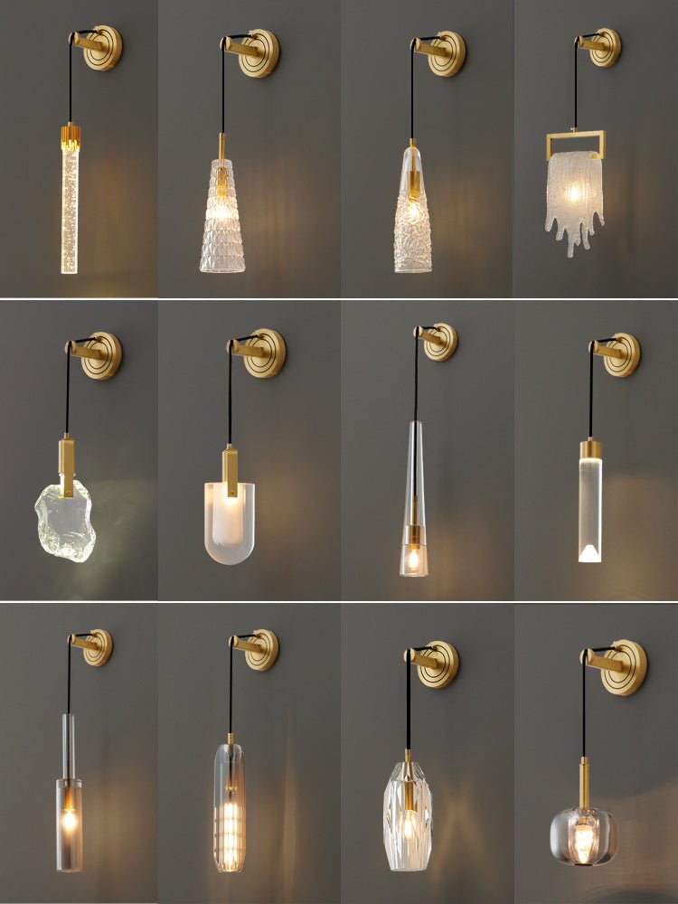 Zodorila Moderne wandlamp uit de Minimalistische Kristalserie
