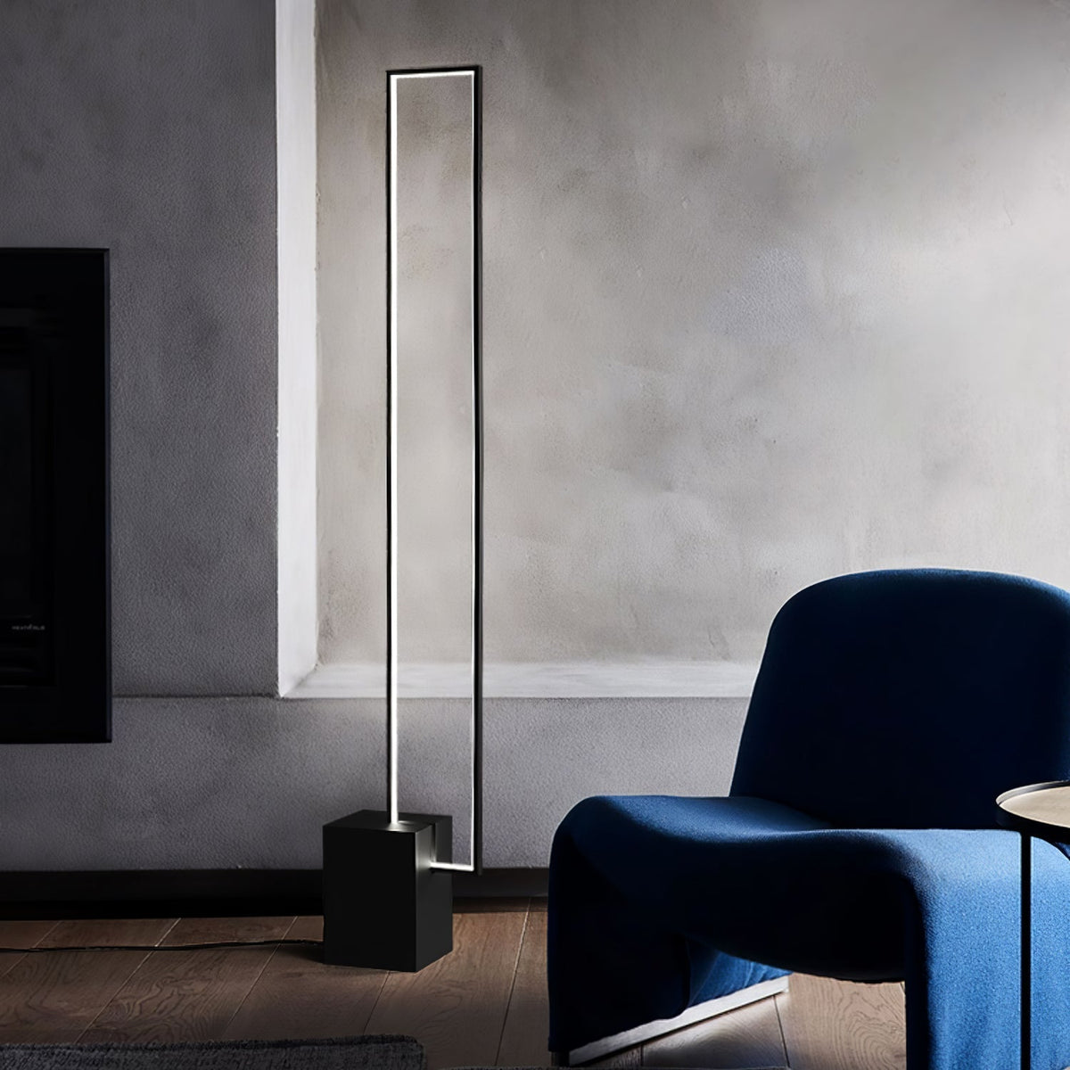 Keloza aluminium vloerlamp