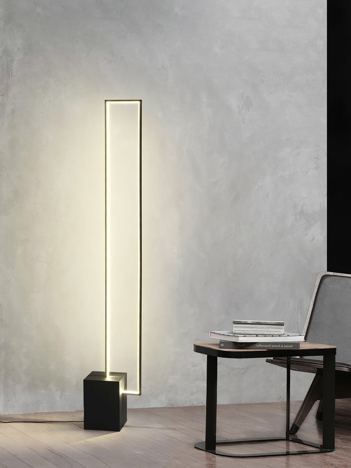Keloza aluminium vloerlamp