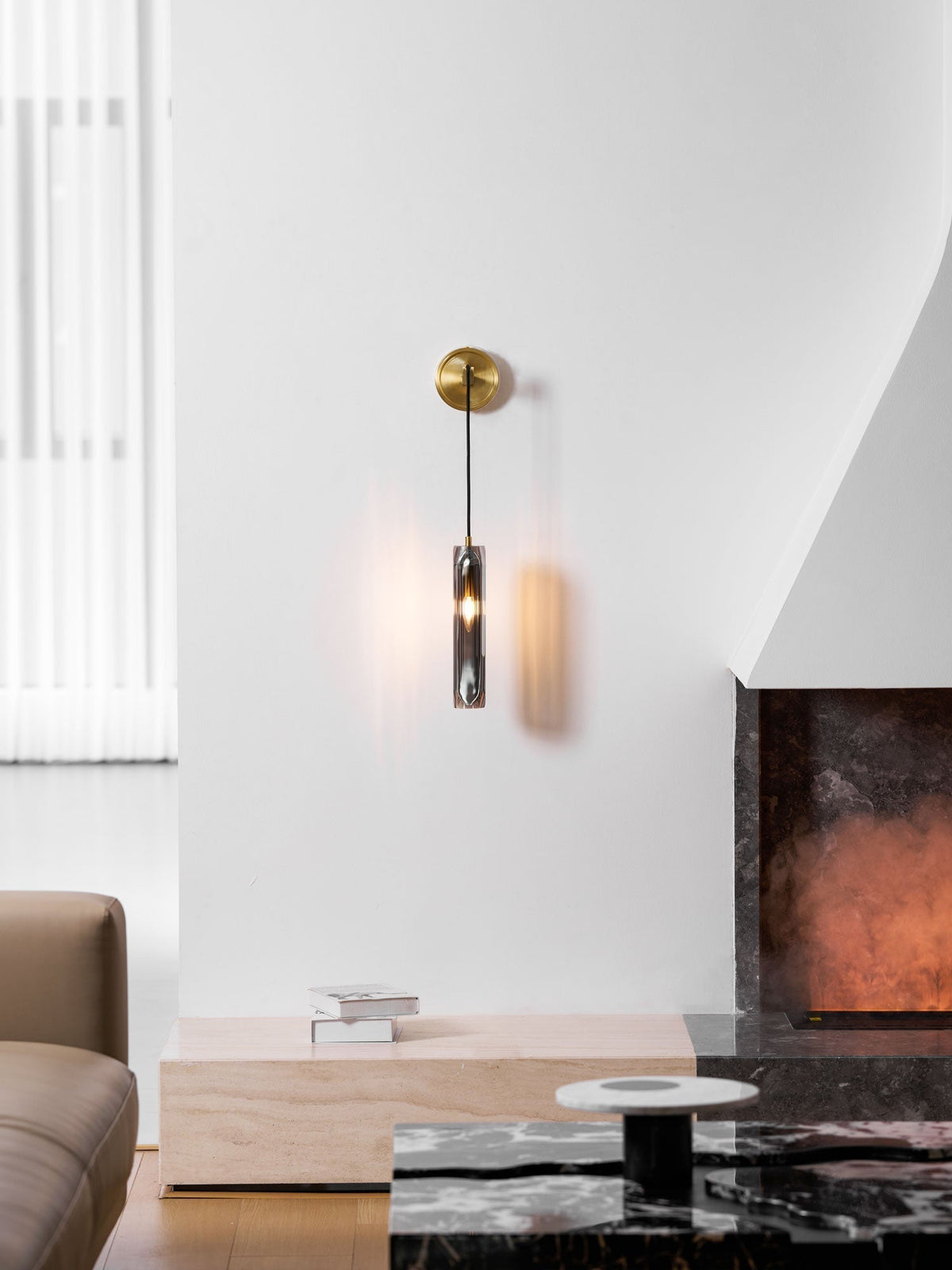 Zodorila Moderne wandlamp uit de Minimalistische Kristalserie
