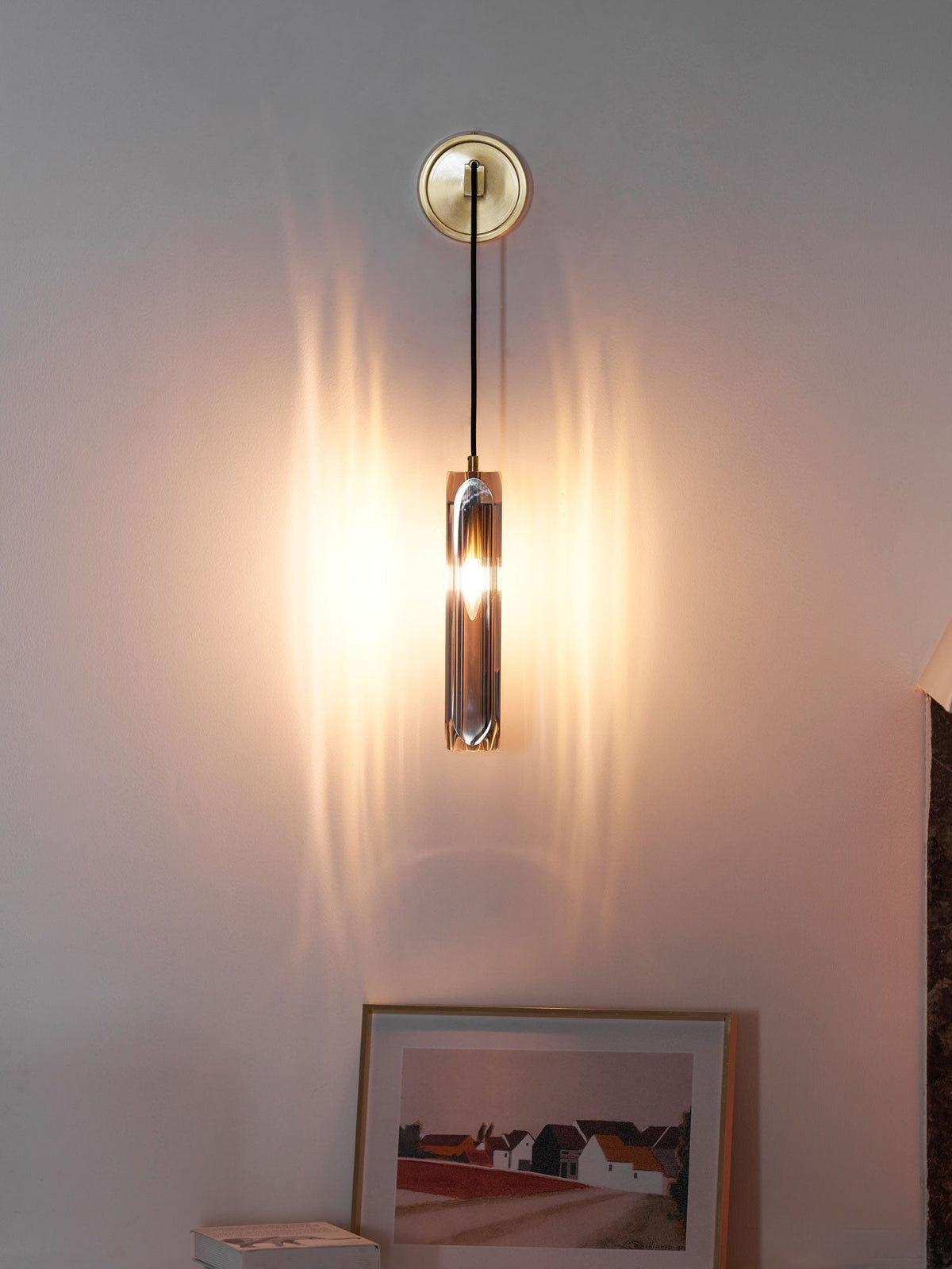Zodorila Moderne wandlamp uit de Minimalistische Kristalserie
