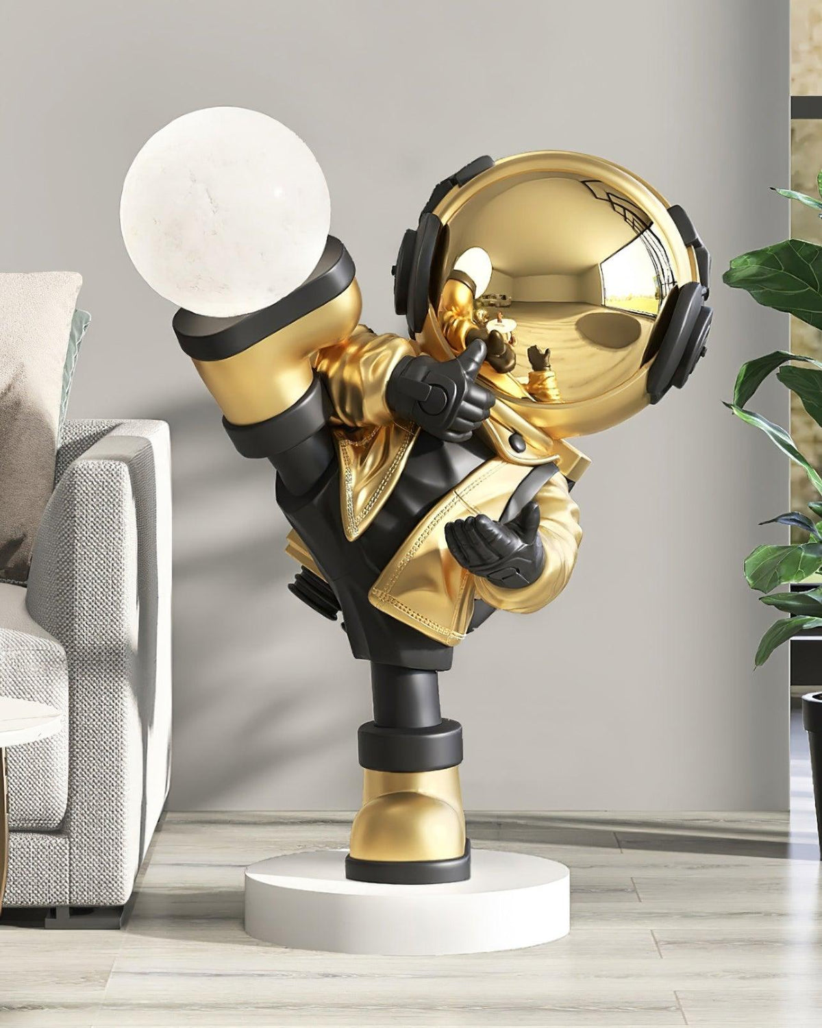 Arloril tafellamp met astronautenfiguur