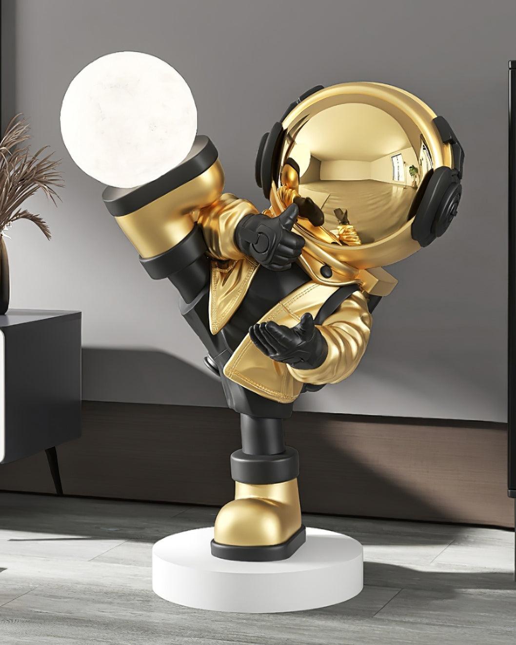 Arloril tafellamp met astronautenfiguur