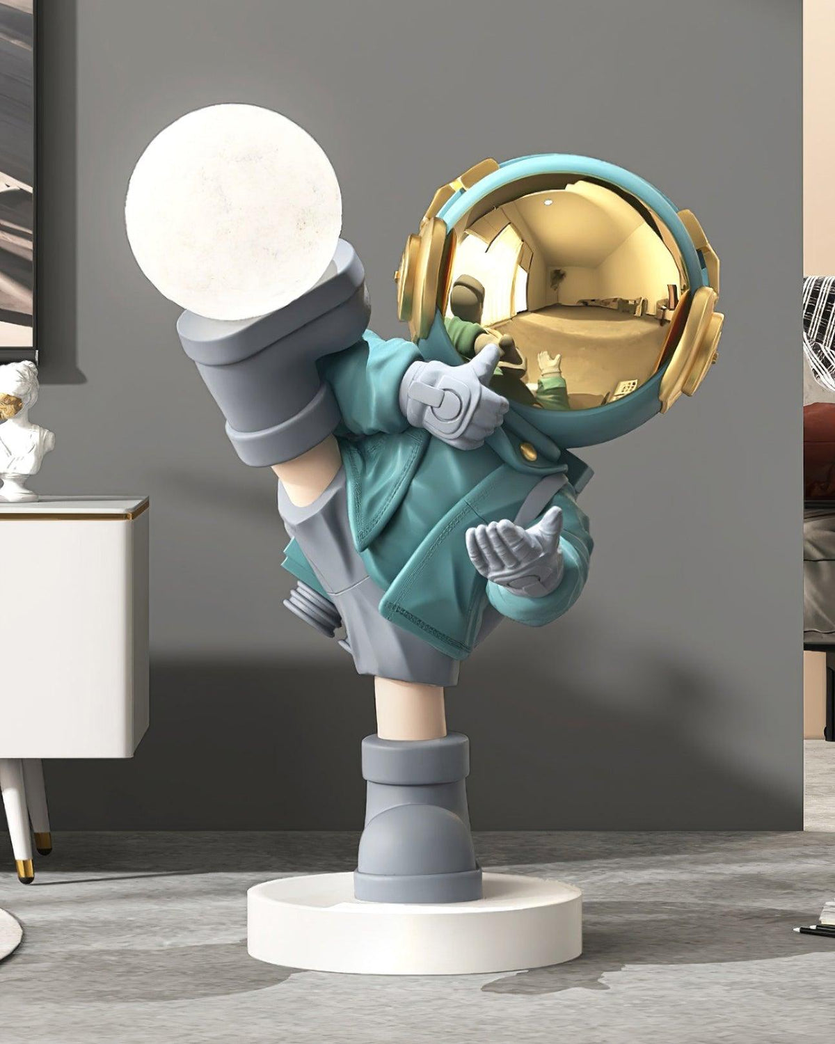 Arloril tafellamp met astronautenfiguur