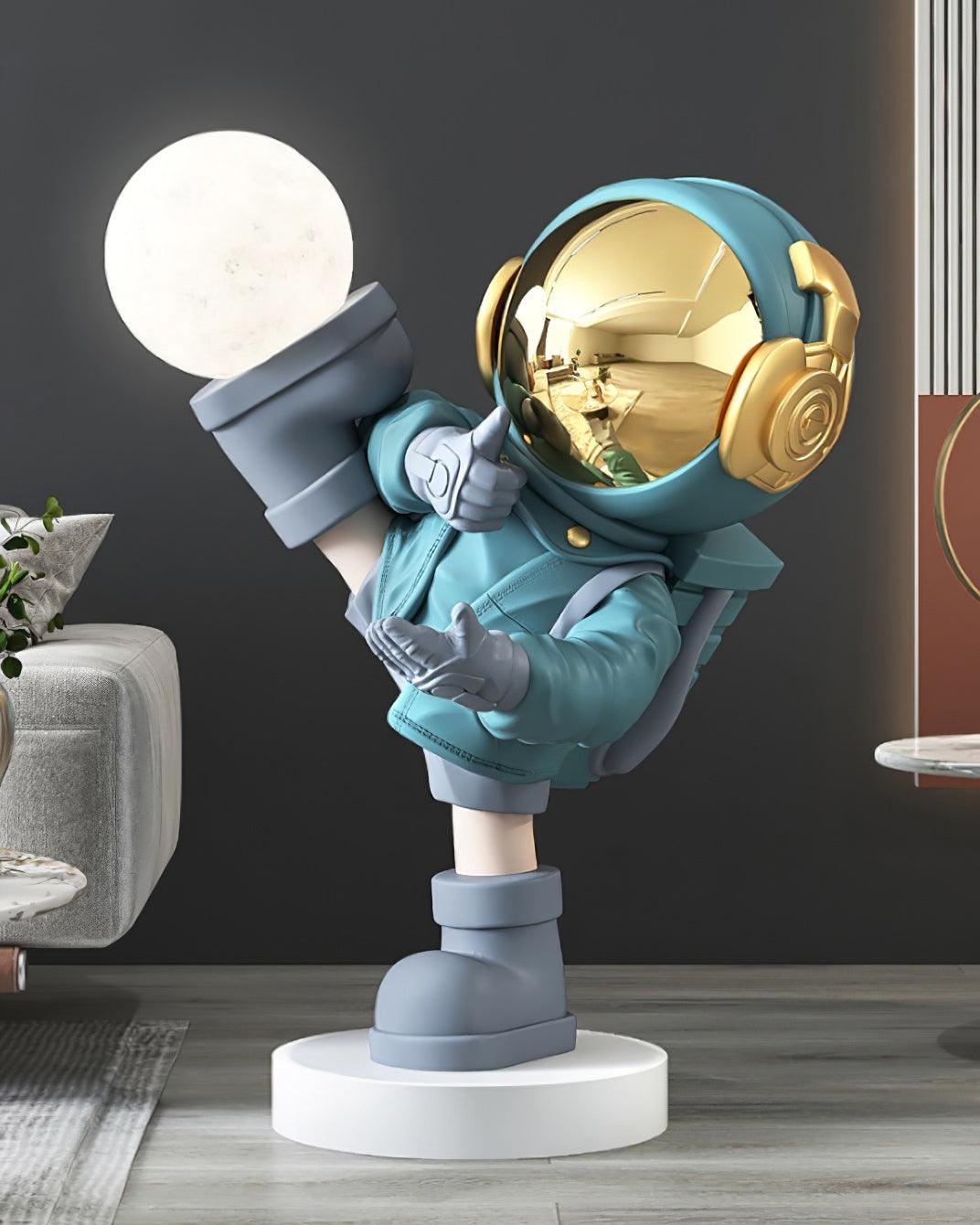 Arloril tafellamp met astronautenfiguur