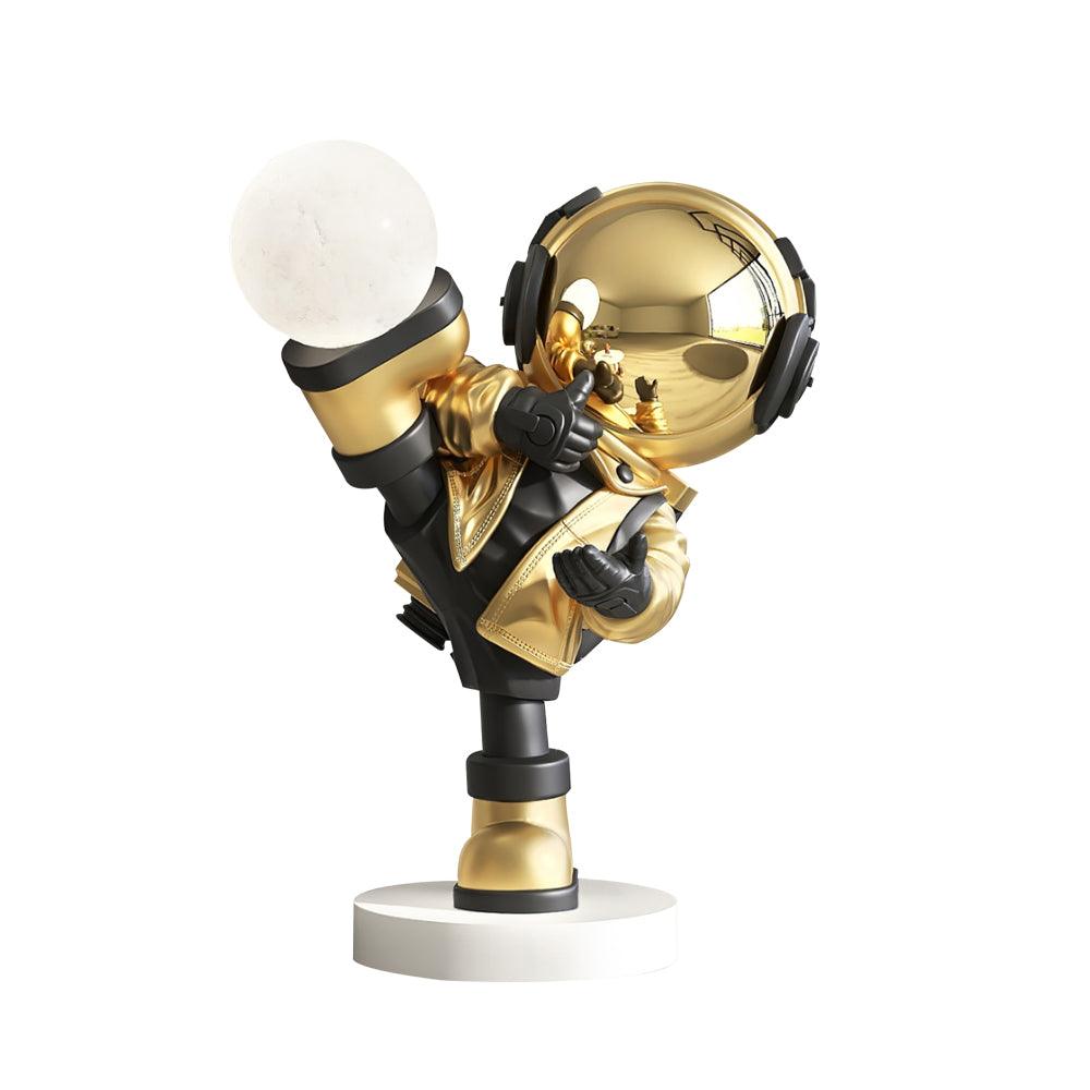 Arloril tafellamp met astronautenfiguur