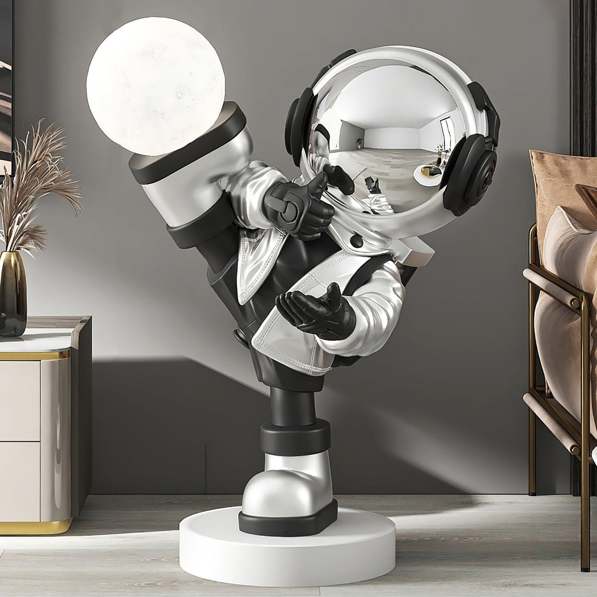 Arloril tafellamp met astronautenfiguur