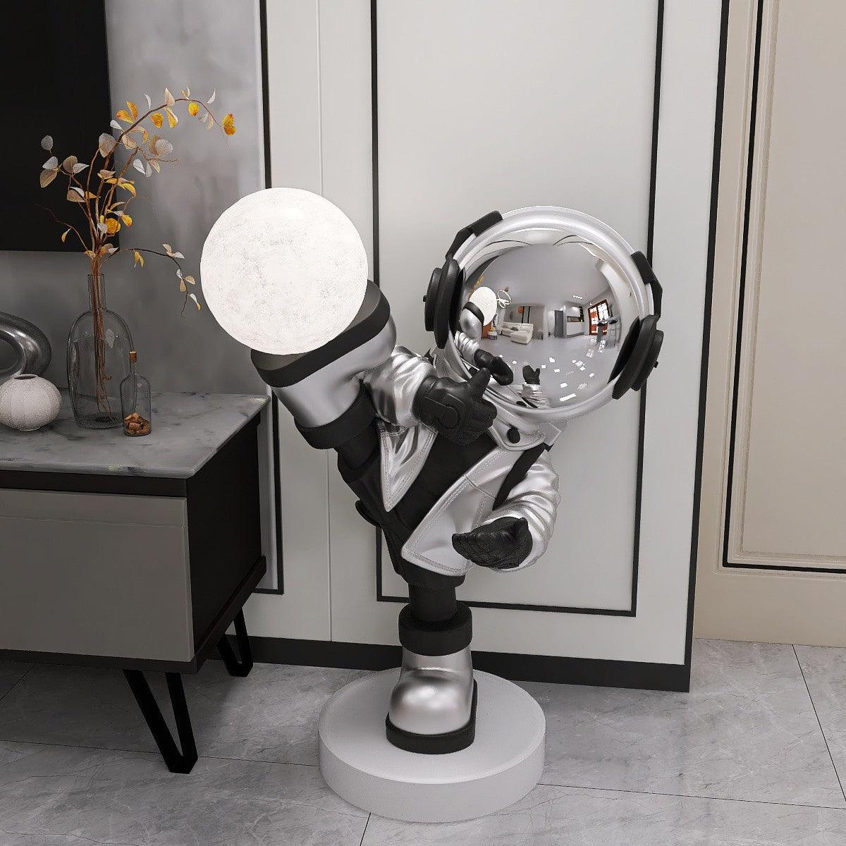 Arloril tafellamp met astronautenfiguur