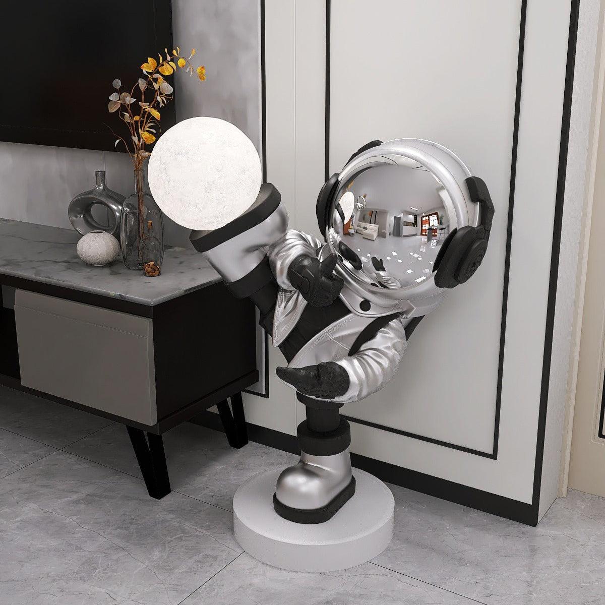 Arloril tafellamp met astronautenfiguur
