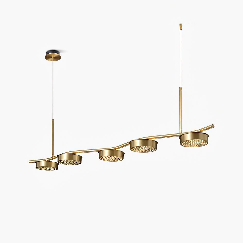 Aureus moderne kroonluchter van messing