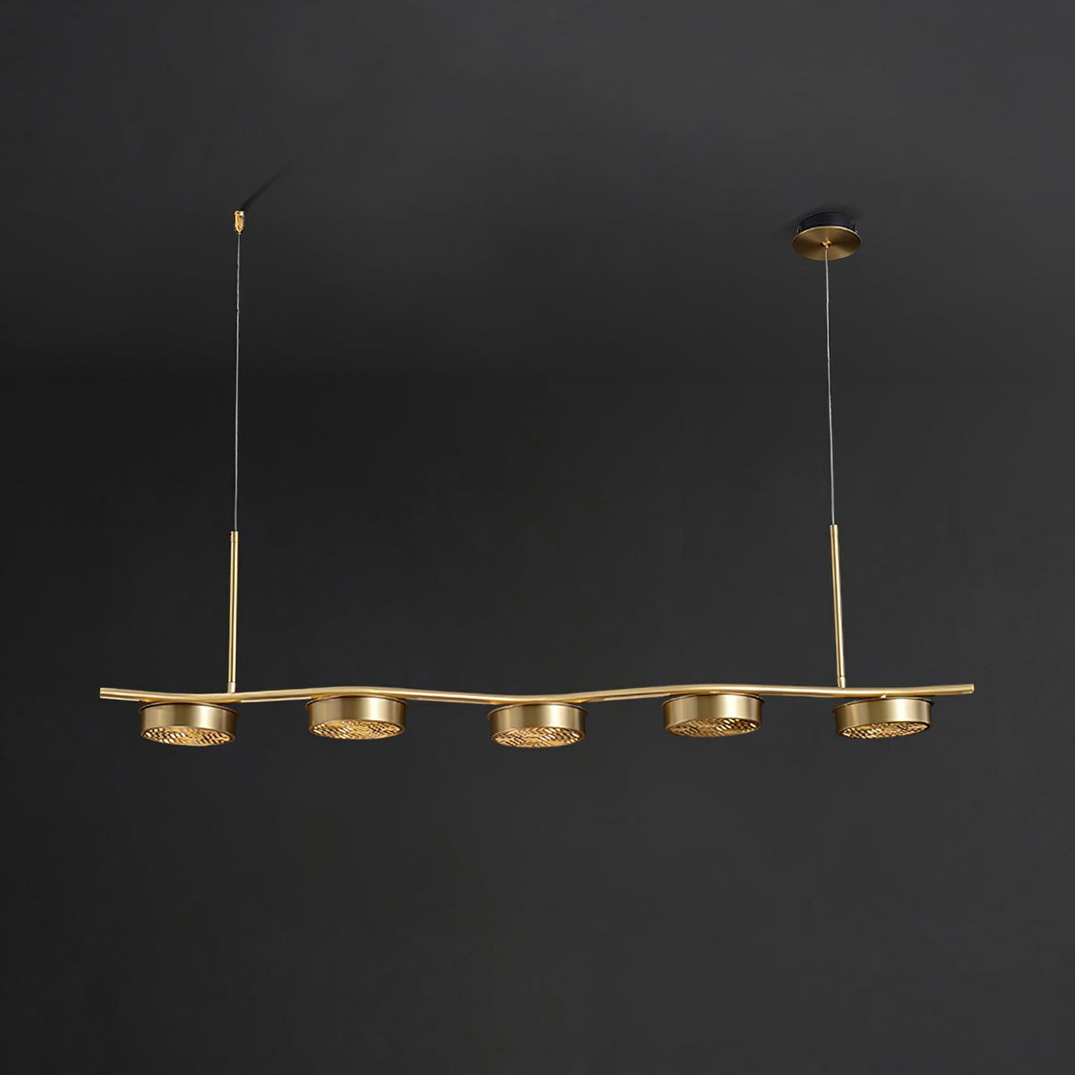 Aureus moderne kroonluchter van messing