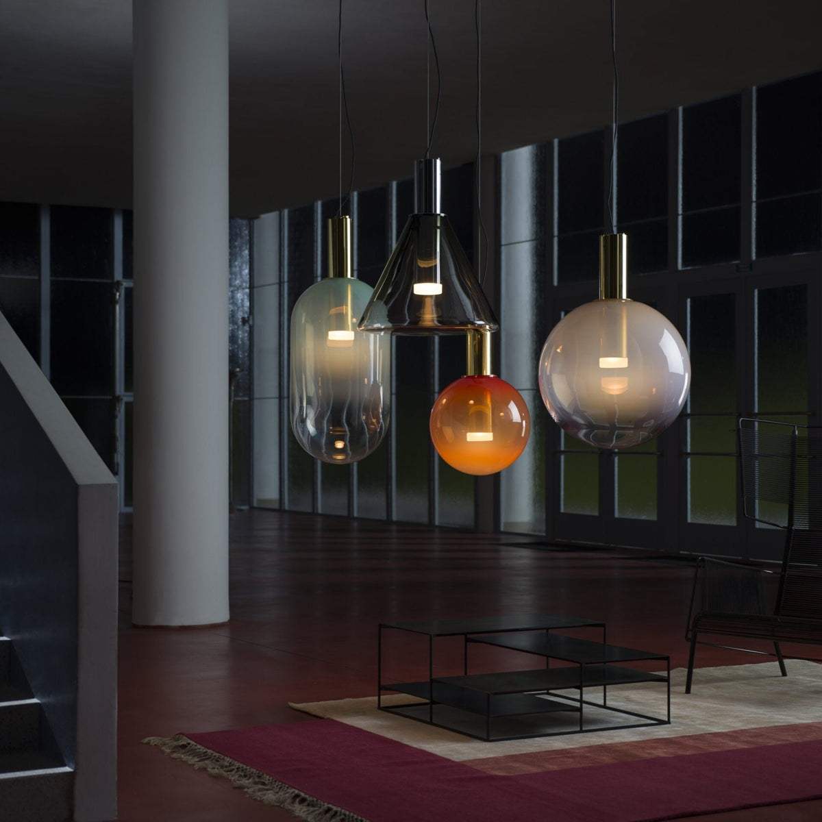Aeris Minimalistische hanglamp van glas