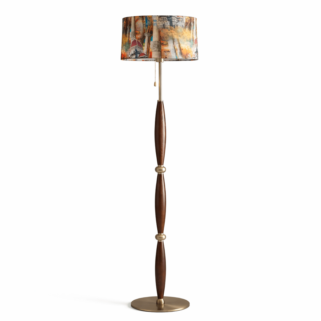 Ciralette gevormde vloerlamp