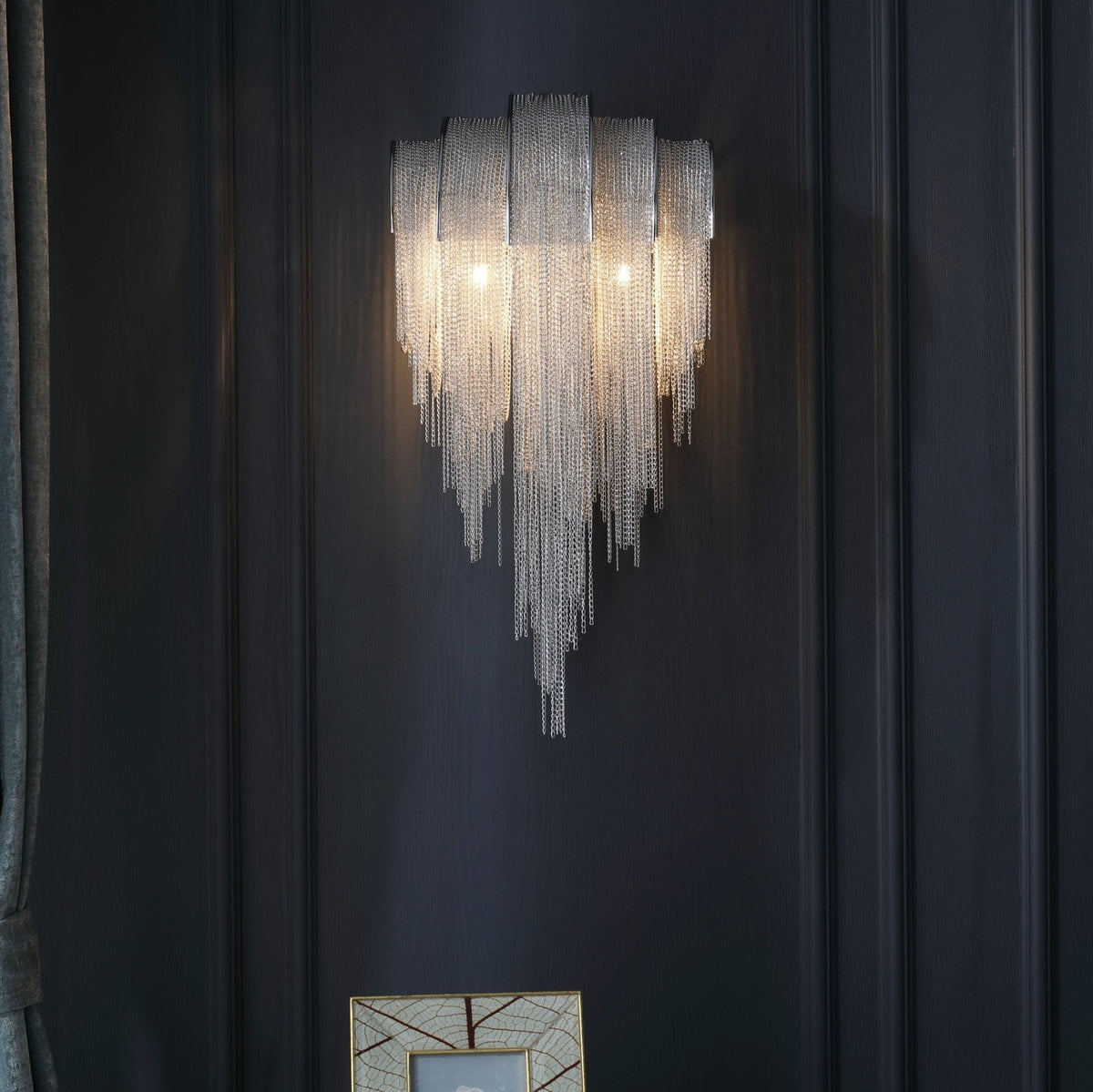 Chains Postmodern luxe Tassel wandlamp