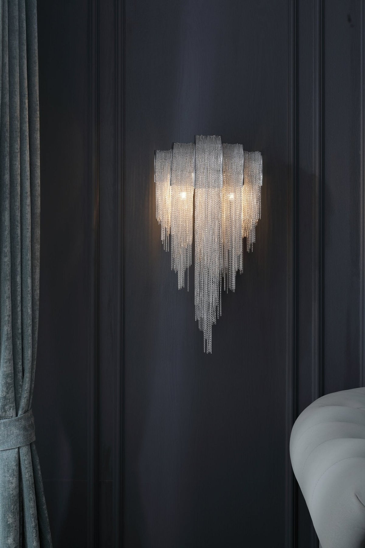 Chains Postmodern luxe Tassel wandlamp