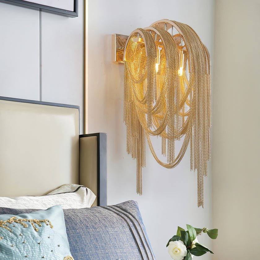 Chains Postmodern luxe Tassel wandlamp
