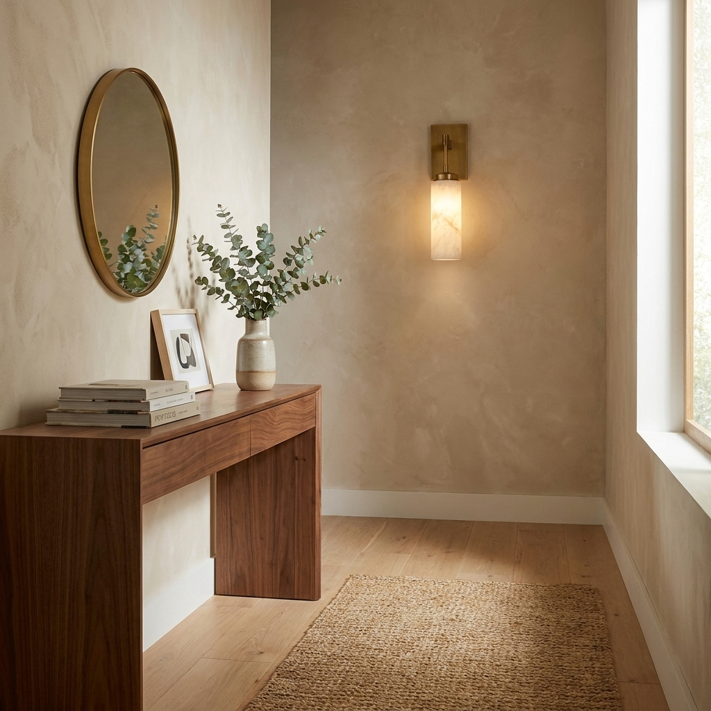 Mardenstone Albasten wandlamp