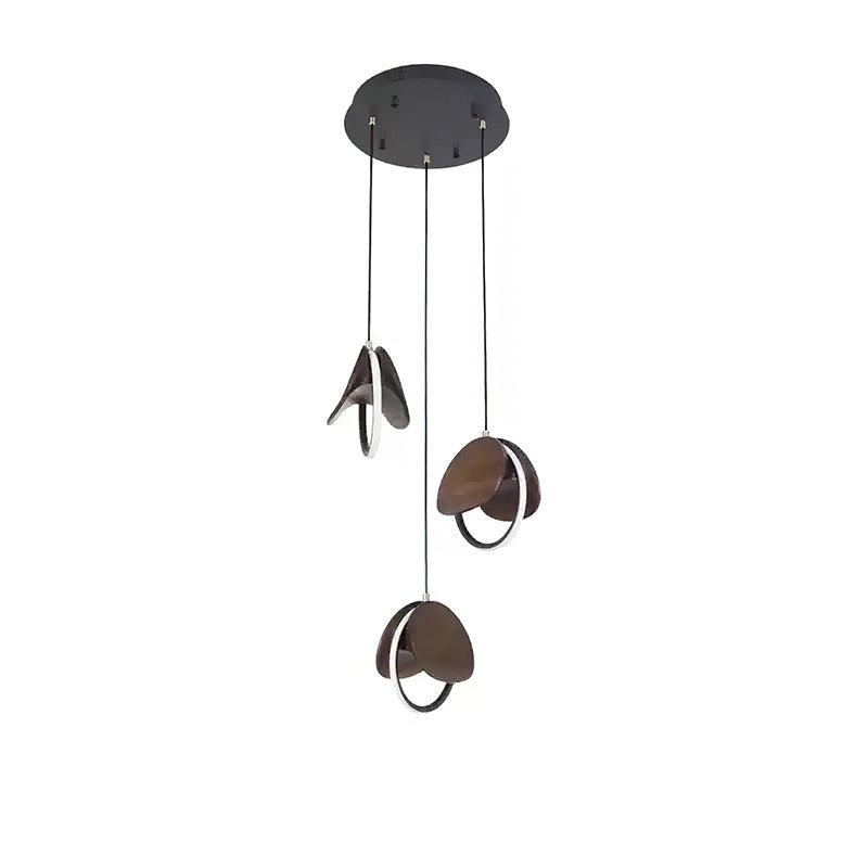 Avvelen Geometrische hanglamp van Hout